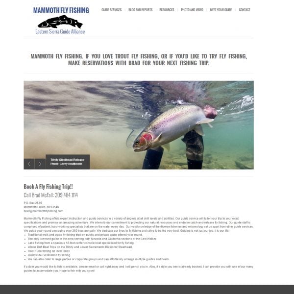 Mammoth Fly Fishing